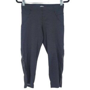 Theory 38 Black Cropped Athletic Leggings Sz S